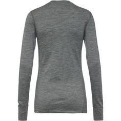 Rückansicht von Odlo Merino 200 Funktionsshirt Damen odlo steel grey melange