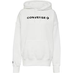 CONVERSE Wordmark Hoodie Damen white