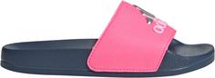 adidas Adilette Shower Badelatschen Kinder lucid pink-silver met.-preloved ink