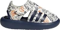 adidas WATER SANDAL YJ I Sandalen Kinder - off white-dark blue-core black