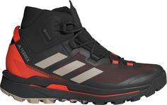 adidas GTX SKYCHASER TECH MID GTX Wanderschuhe Damen core black-beige-semi orange