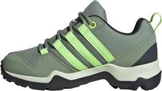 Rückansicht von adidas TERREX AX2R K Wanderschuhe Kinder silver green-green spark-crystal jade