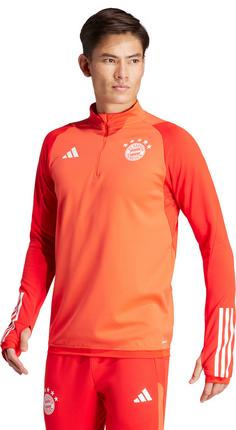 Rückansicht von adidas FC Bayern München Fanshirt Herren red-bright red-white