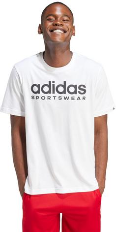 Rückansicht von adidas T-Shirt Herren white