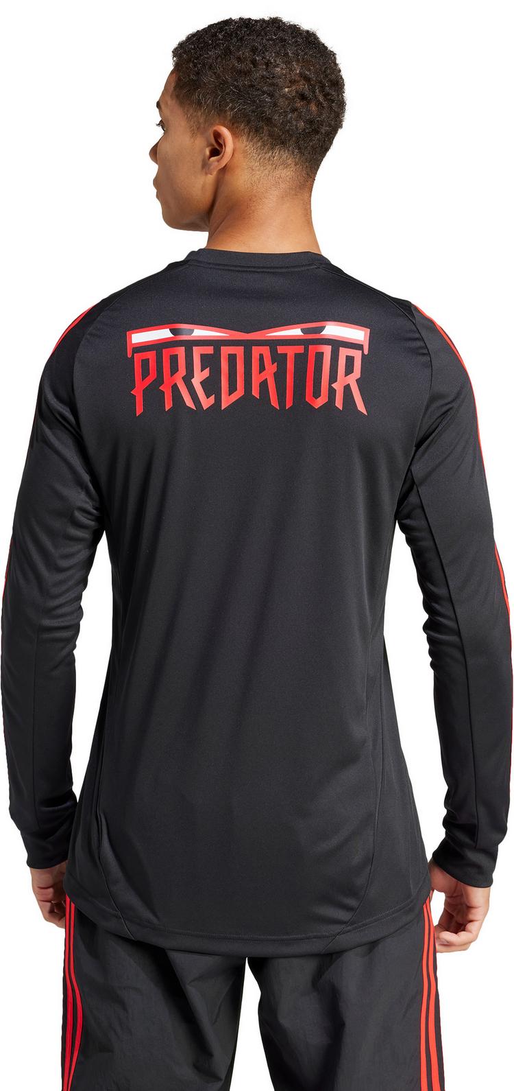 adidas adidas Predator Funktionsshirt Herren - black-red - 1 | SportScheck