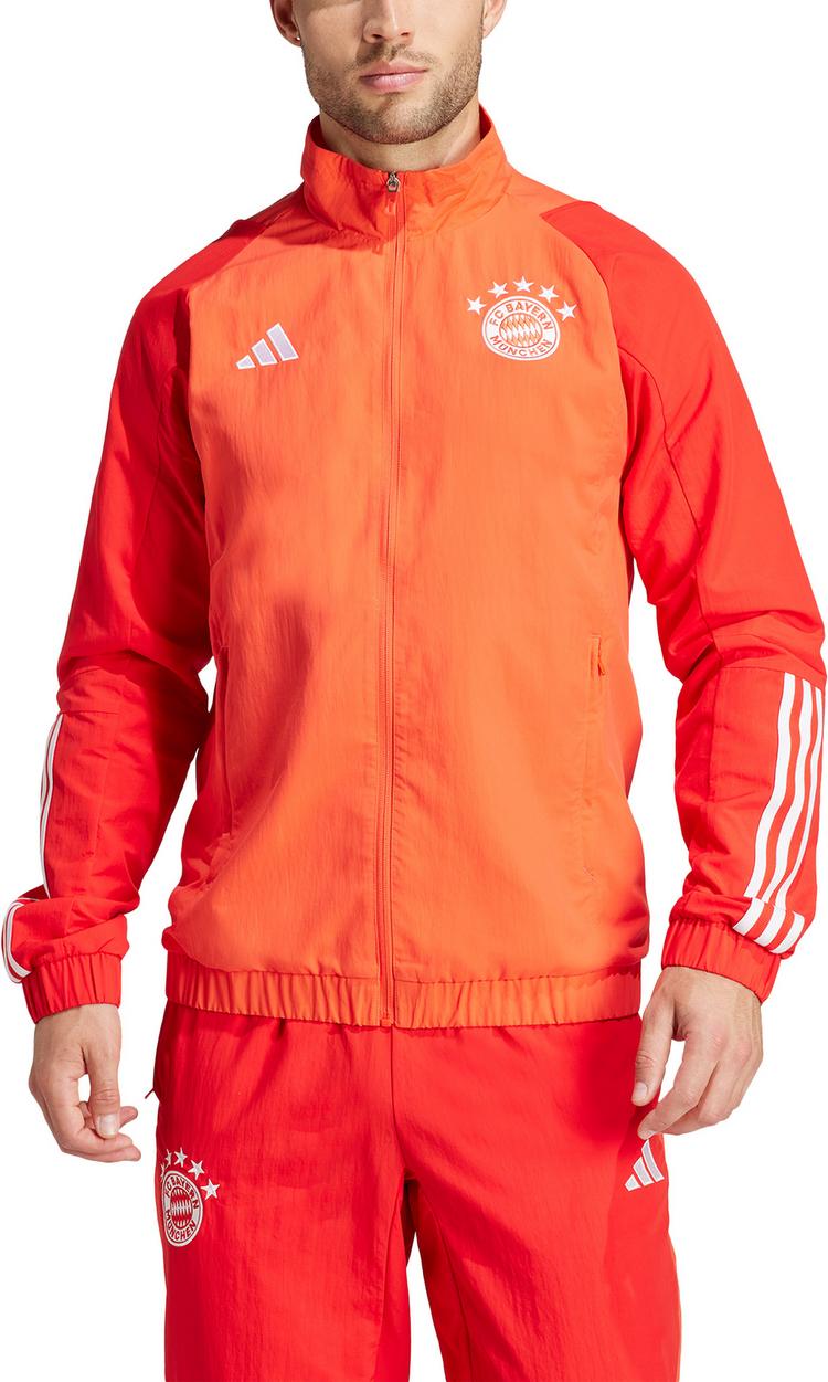 adidas adidas FC Bayern M&uuml;nchen Trainingsjacke Herren - bright red-red-white - 3 | SportScheck