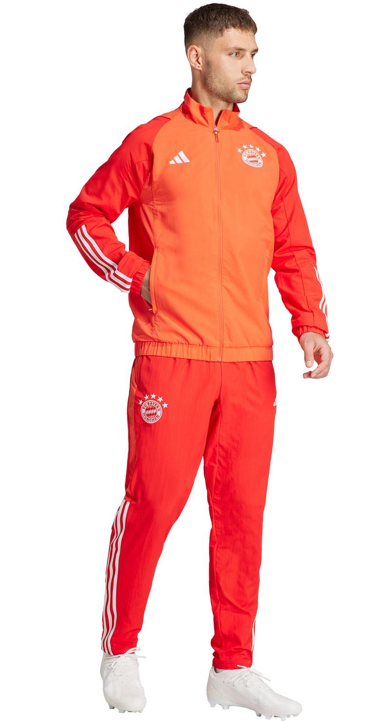 adidas adidas FC Bayern M&uuml;nchen Trainingsjacke Herren - bright red-red-white - 4 | SportScheck