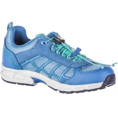 Rückansicht von MEINDL GTX FINALE JUNIOR GTX Wanderschuhe Kinder hellblau-türkis