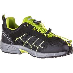 Rückansicht von MEINDL GTX FINALE JUNIOR GTX Wanderschuhe Kinder schwarz-lemon