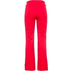 Rückansicht von CMP WOMAN PANT Skihose Damen red fluo