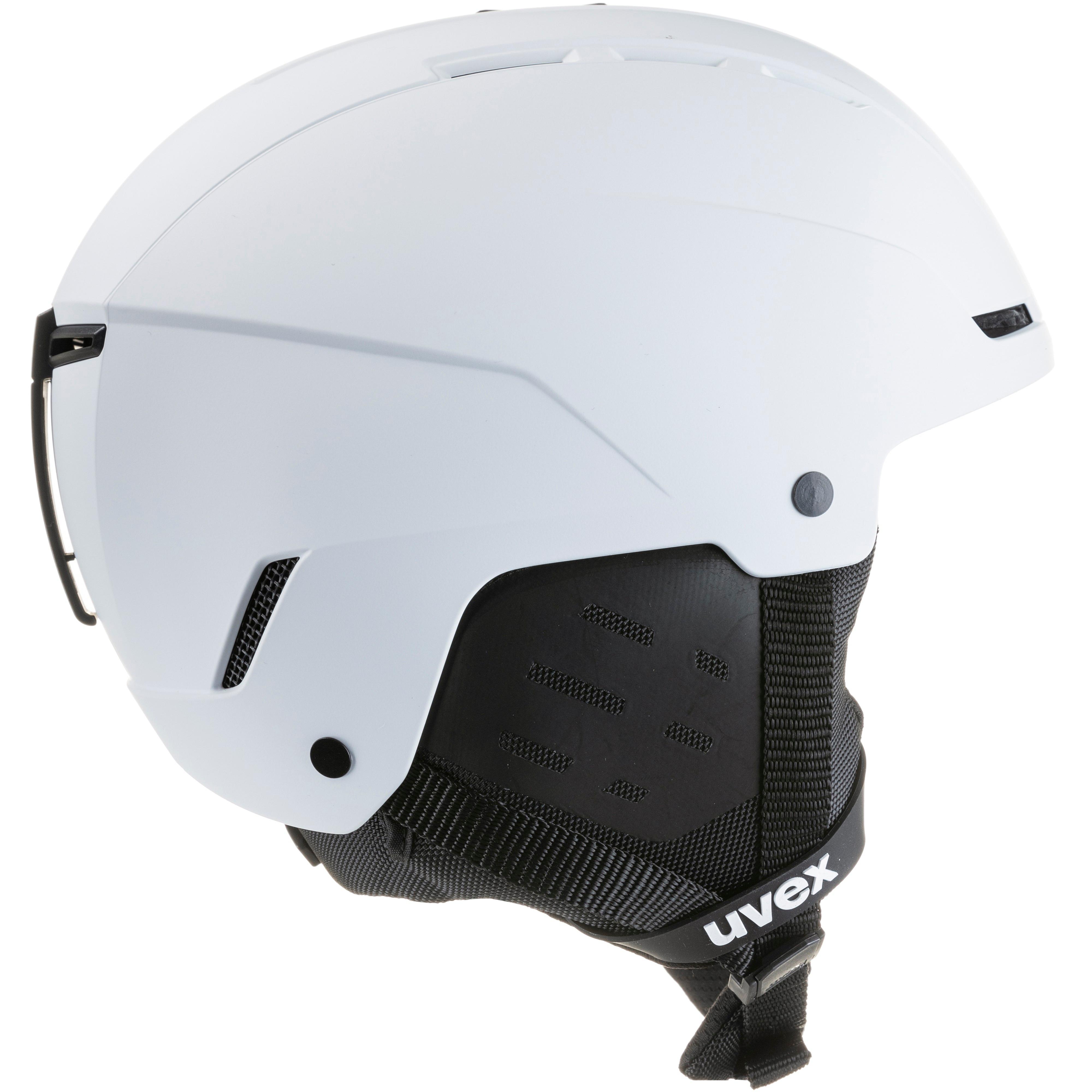 Casco Da Sci Uvex Stance - Unisex, Taglia 54-58cm, Bianco Opaco, Ventilazione Regolabile