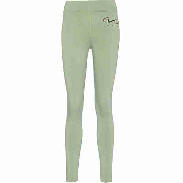Nike Swoosh Leggings Damen oil green