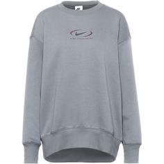 Nike Swoosh Sweatshirt Damen smoke grey