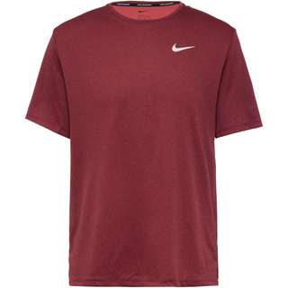 Nike Miler Funktionsshirt Herren night maroon-cedar-htr-reflective silv