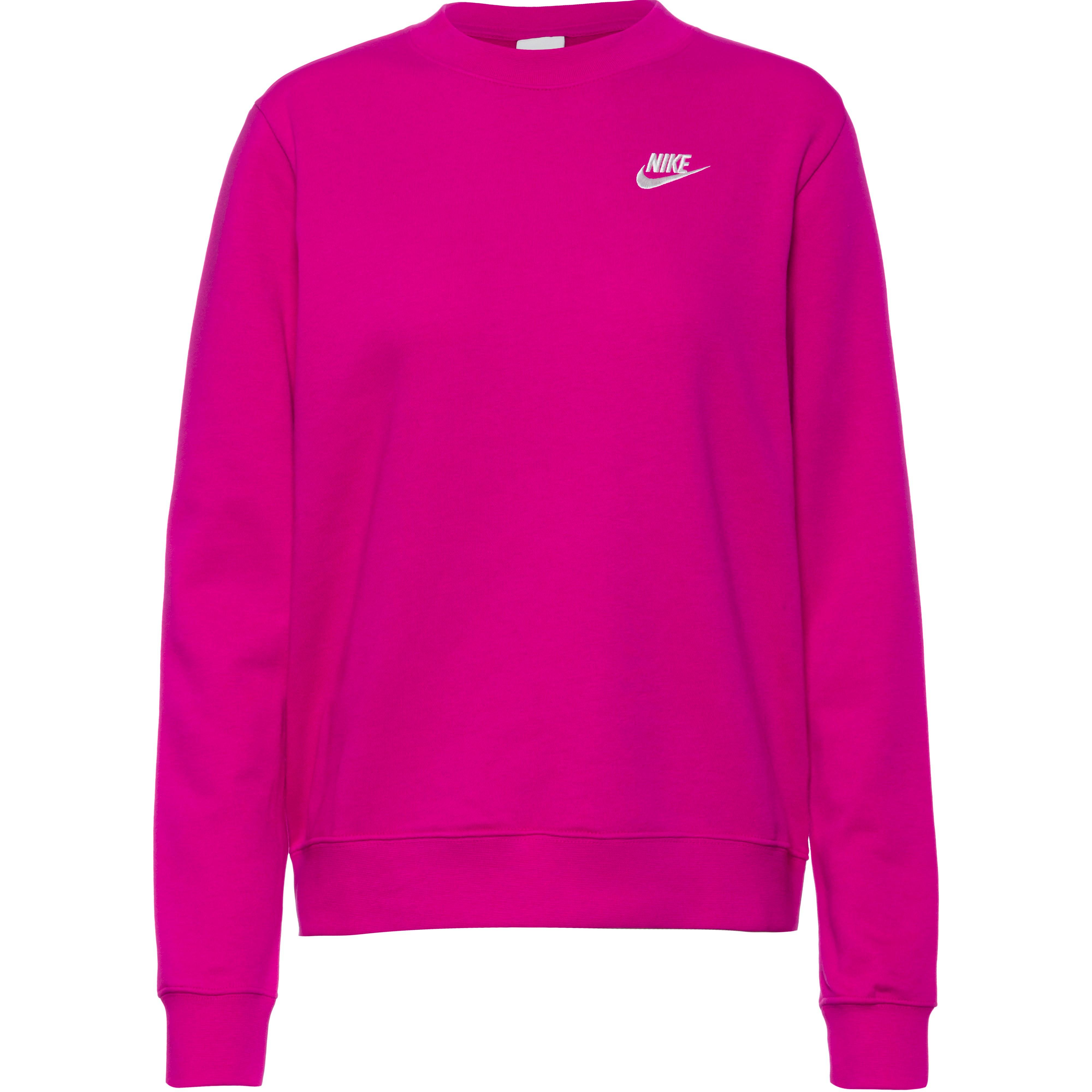 Nike CLUB Sweatshirt Damen fireberry white im Online Shop von SportScheck kaufen