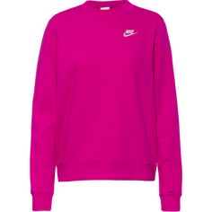 Nike CLUB Sweatshirt Damen fireberry-white