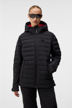 Rückansicht von J.Lindeberg Thermic Daunenjacke Damen black