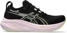 ASICS GEL-NIMBUS 26 Laufschuhe Damen black-neon lime