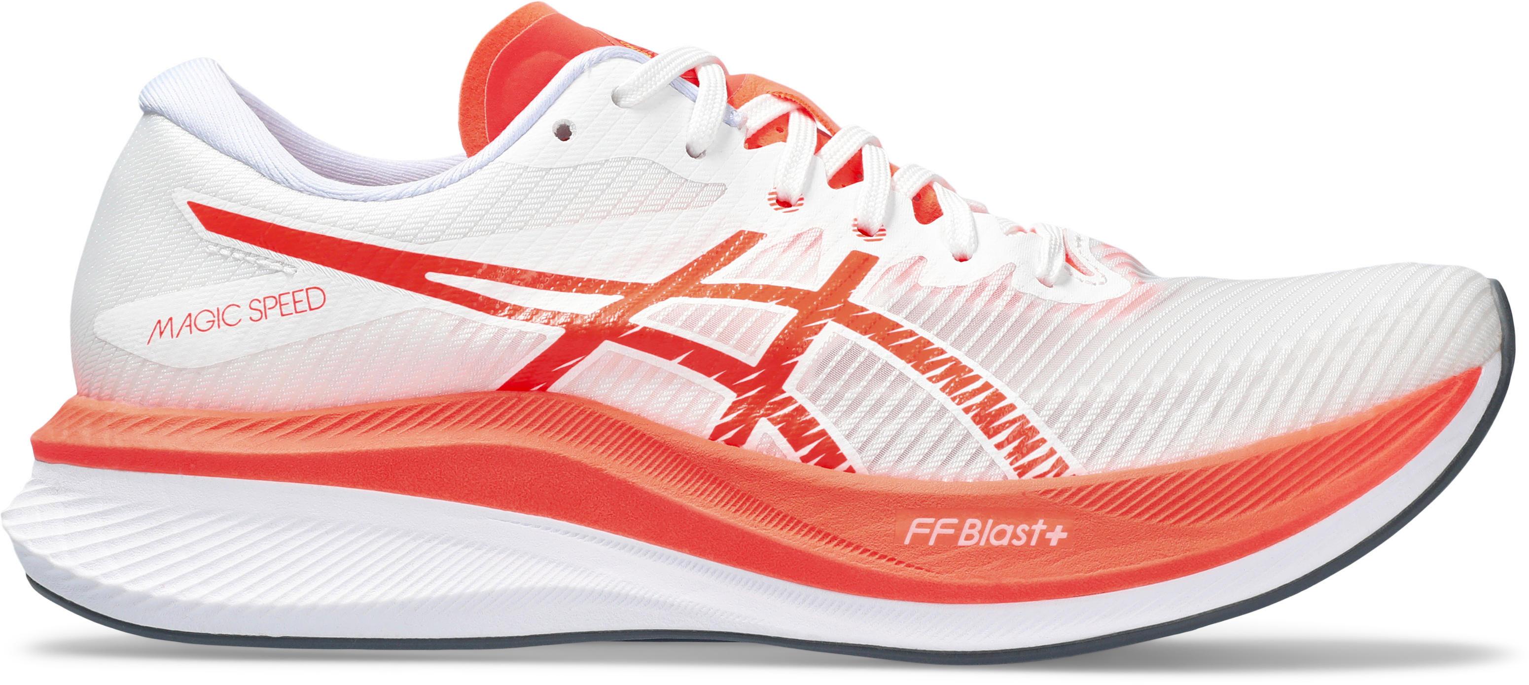 ASICS MAGIC SPEED 3 Laufschuhe Damen white sunrise red im Online Shop von SportScheck kaufen