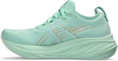 Rückansicht von ASICS GEL-NIMBUS 26 Laufschuhe Damen mint tint-pale mint