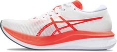 Rückansicht von ASICS MAGIC SPEED 3 Laufschuhe Damen white-sunrise red