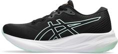 Rückansicht von ASICS GEL-PULSE 15 Laufschuhe Damen black-mint tint