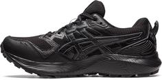 Rückansicht von ASICS GTX GEL-SONOMA 7 GTX Trailrunning Schuhe Damen black-carrier grey