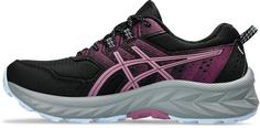 Rückansicht von ASICS GEL-VENTURE 9 Trailrunning Schuhe Damen black-soft berry