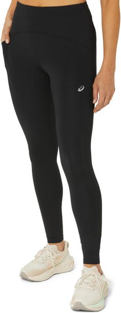 Rückansicht von ASICS ROAD Lauftights Damen performance black