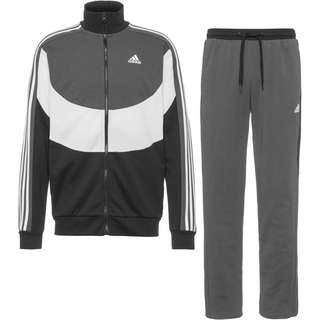 adidas COLORBLOCK Trainingsanzug Herren black-white-grey six