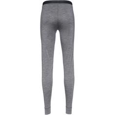 Rückansicht von Odlo Merino 200 Thermounterhose Herren odlo steel grey melange