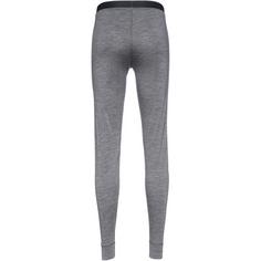 Rückansicht von Odlo Merino 200 Funktionsunterhose Herren odlo steel grey melange