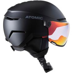 Rückansicht von ATOMIC SAVOR VISOR PHOTO Skihelm black