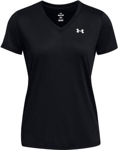 Under Armour Tech Solid Funktionsshirt Damen black-white