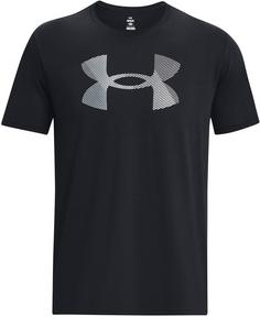 Under Armour BIG LOGO FILL Funktionsshirt Herren black-pitch gray-halo gray