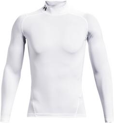 Under Armour Heatgear Comp Mock Funktionsshirt Herren white-black