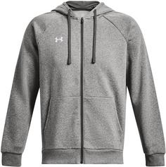 Under Armour Rival Kapuzenjacke Herren castlerock light heather-white