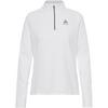 Odlo Besso Fleeceshirt Damen - white-folkstone gray