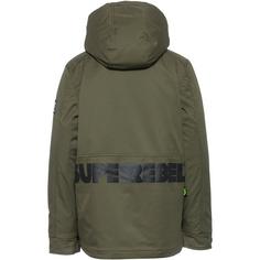 Rückansicht von SuperRebel SPACE Skijacke Kinder army green