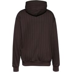 Rückansicht von New Era Pinstripe Oversize Hoodie Herren brown