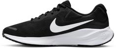 Rückansicht von Nike Revolution 7 Laufschuhe Herren black-white
