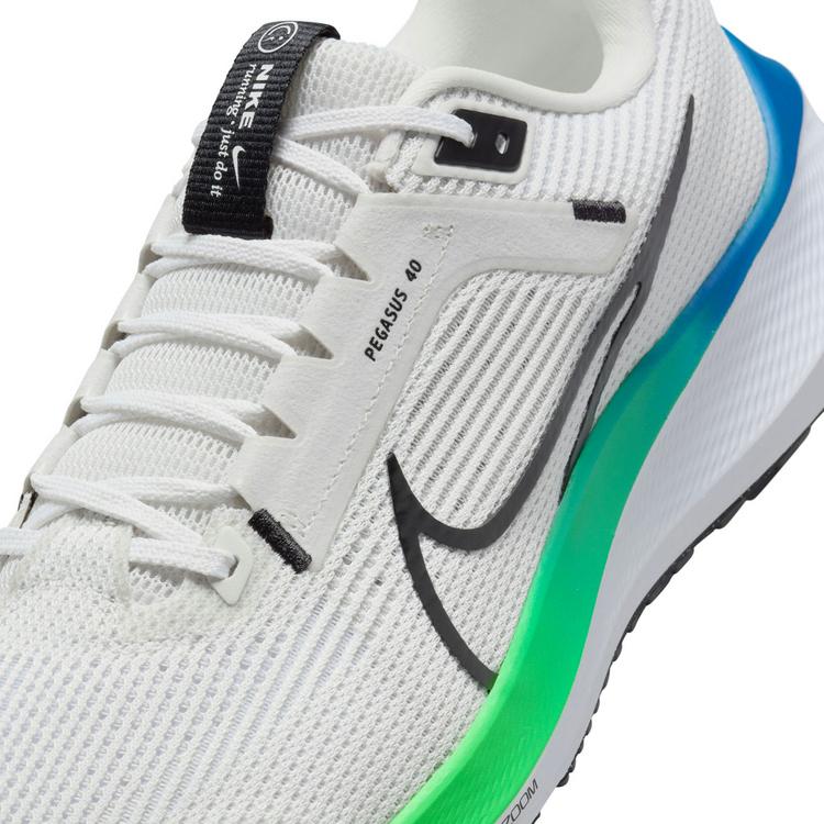 Nike Nike Pegasus 40 Laufschuhe Herren - platinum tint-black-white-green strike - 5 | SportScheck