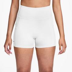 Rückansicht von Nike Advantage Tennisshorts Damen white-black