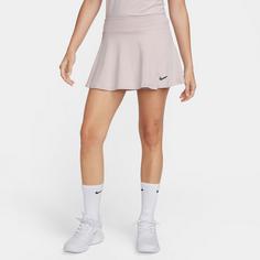 Rückansicht von Nike Court Victory Tennisrock Damen platinum violet-black