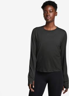 Rückansicht von Nike ONE CLASSIC Dri-Fit Funktionsshirt Damen black-black