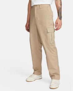 Rückansicht von Nike Club Cargohose Herren khaki-khaki