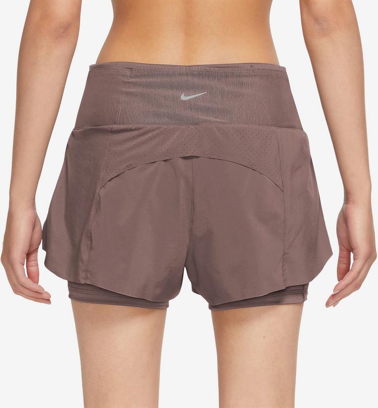 Nike Nike SWIFT DF Laufshorts Damen - smokey mauve-reflective silv - 1 | SportScheck