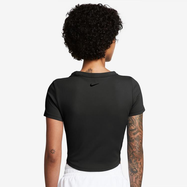 Nike Nike ONE FITTED Dri-Fit Croptop Damen - black-black - 1 | SportScheck