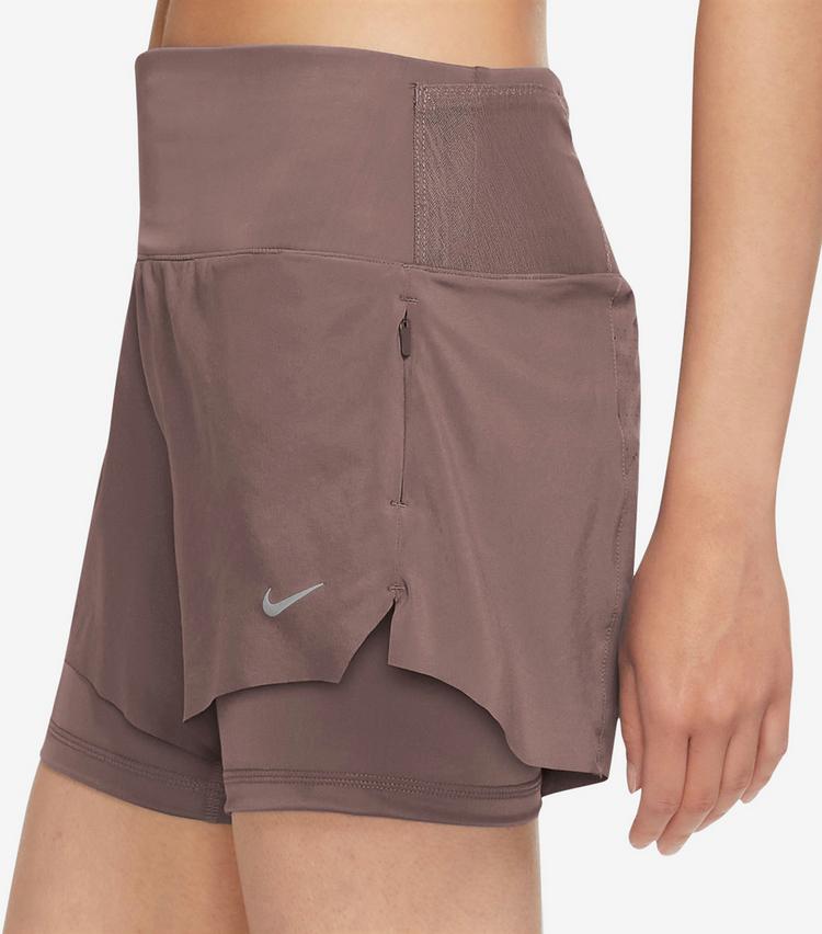 Nike Nike SWIFT DF Laufshorts Damen - smokey mauve-reflective silv - 2 | SportScheck
