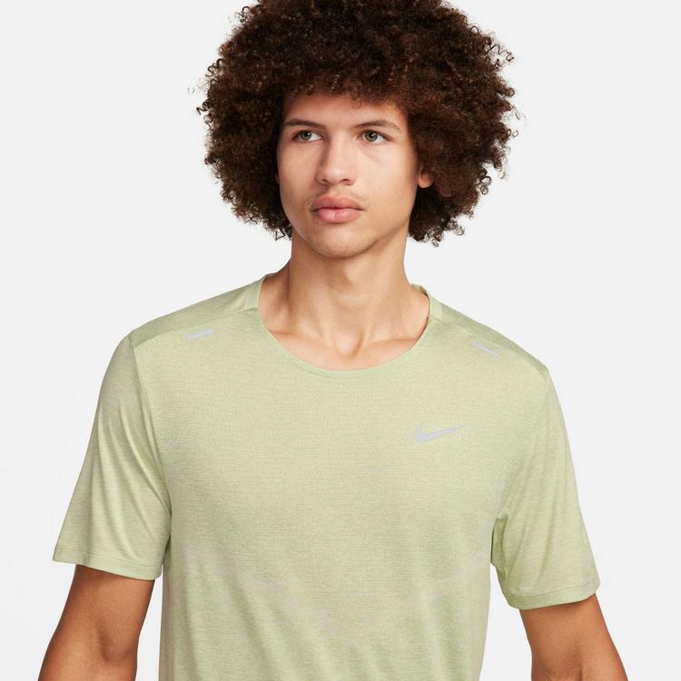 Nike Nike Dri-FIT Rise 365 Funktionsshirt Herren - olive aura-htr-reflective silv - 2 | SportScheck